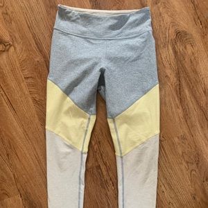Outdoor Voices Tri-Color leggings